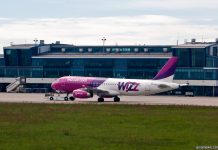 Airbus A320 Wizz Air в аэропорту Катовице