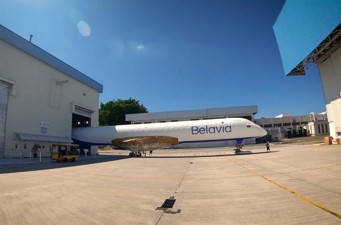 Фюзеляж первого Embraer E195-E2 для 