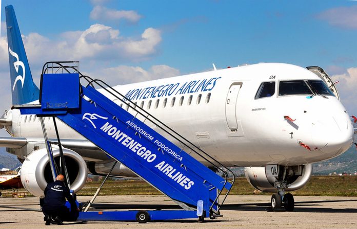 Embraer 195 Montenegro Airlines