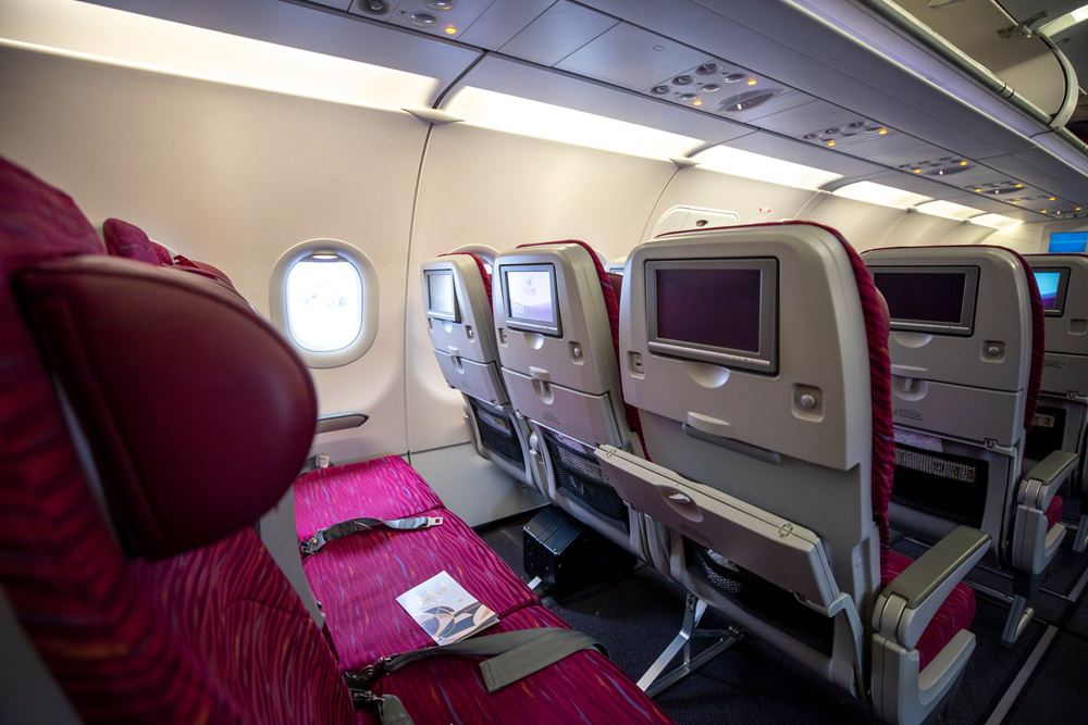 Эконом-класс в Airbus A320 Qatar Airways
