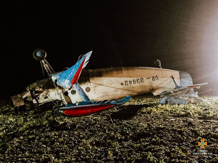 Разбившийся в Тернопольской области Ан-2 UR-33642, село Золотая Слобода