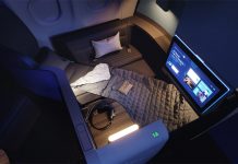 Бизнес-класс Mint Studio в самолете jetBlue