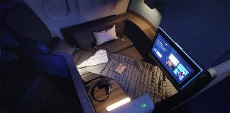 Бизнес-класс Mint Studio в самолете jetBlue