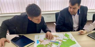 Карта с предложенным местом для нового аэропорта Закарпатья