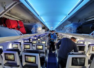 Салон Airbus A320neo Air Astana