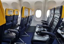 Кресла в Boeing 737-800 Ryanair
