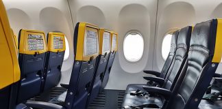 Кресла в Boeing 737-800 Ryanair