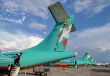 Хвосты самолетов ATR 72-600 "Роза Ветров"