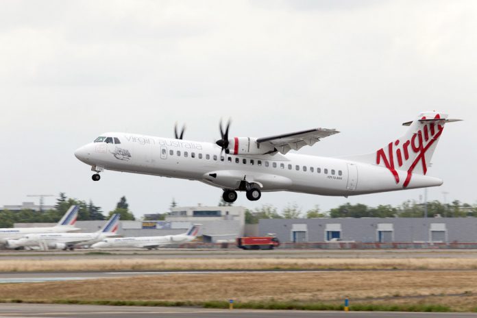 ATR 72 в ливрее Virgin Australia