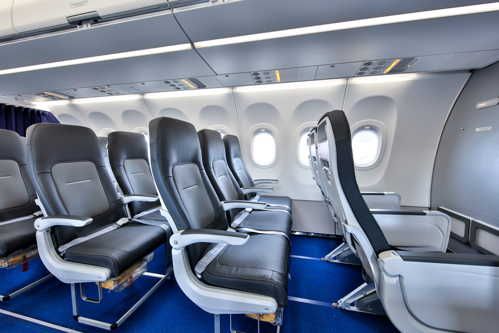 Airbus A321neo Lufthansa с салоном Airspace Cabin