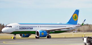 Airbus A320 Uzbekistan Airways