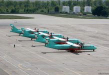 Самолеты ATR 72-600 "Роза Ветров", которые используются для региональных рейсов