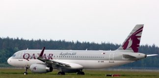 Airbus A320 Qatar Airways