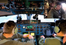 Новый молодой командир Ан-225 Юрий и второй пилот Евгений совершают полет из Линца в Гостомель