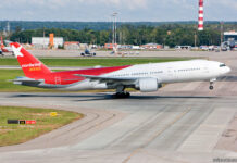 Boeing 777 российской авиакомпании Nordwind