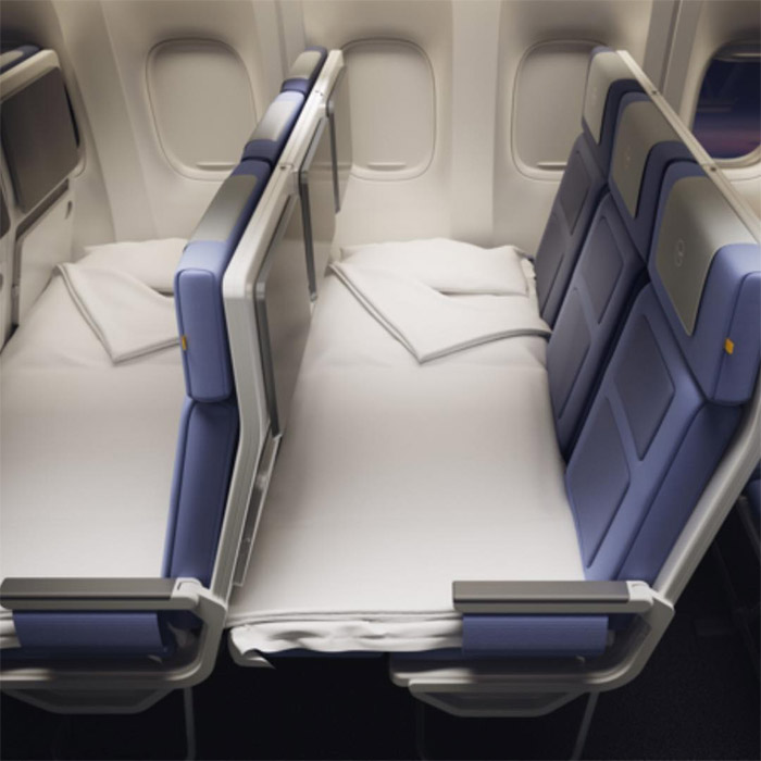 Концепція послуги Sleeper’s Row 2.0 на дальніх рейсах Lufthansa