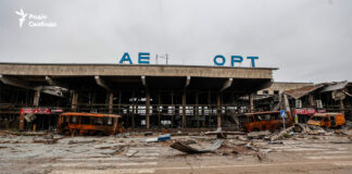 Пасажирський термінал в аеропорту Херсон (Чорнобаївка) після деокупації