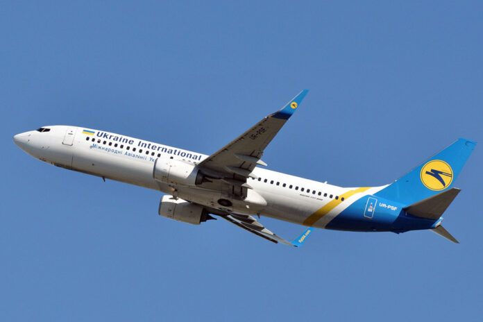 Boeing 737-800 UR-PSF, который перешел из флота МАУ в 