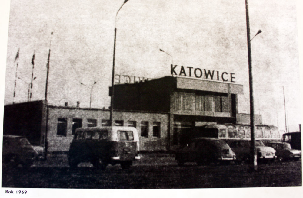 Первый терминал в аэропорту Катовице в 1969 году