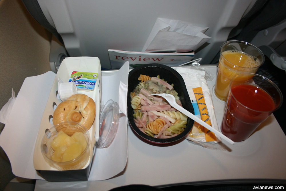 Горячее питание Czech Airlines, 2012 год