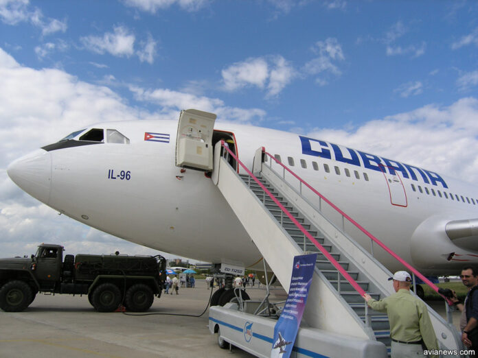 ИЛ-96-300 Cubana с регистрацией CU-T1250