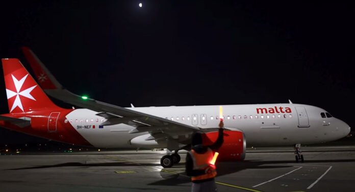 Airbus A320neo KM Malta Airlines