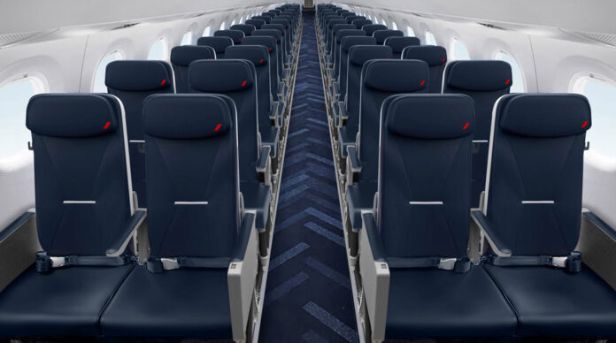 Новые кресла в Embraer 190 Air France (HOP!)