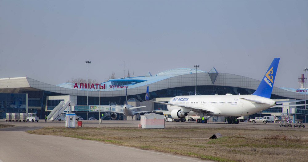 Старый терминал аэропорта Алматы, который будет обслуживать только внутренние рейсы