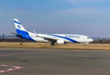 Boeing 737-800 El Al в новой ливрее 2025 года