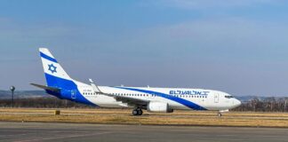 Boeing 737-800 El Al в новой ливрее 2025 года