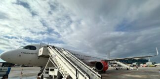 Airbus A321neo в ливрее SkyUp