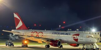 Airbus A320 OK-HEU Smartwings в ливрее Czech Airlines