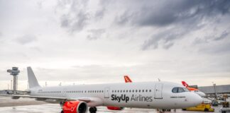 Airbus A321neo PLAY в упрощенной ливрее SkyUp