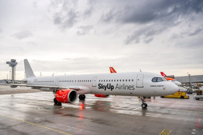 Airbus A321neo PLAY в упрощенной ливрее SkyUp
