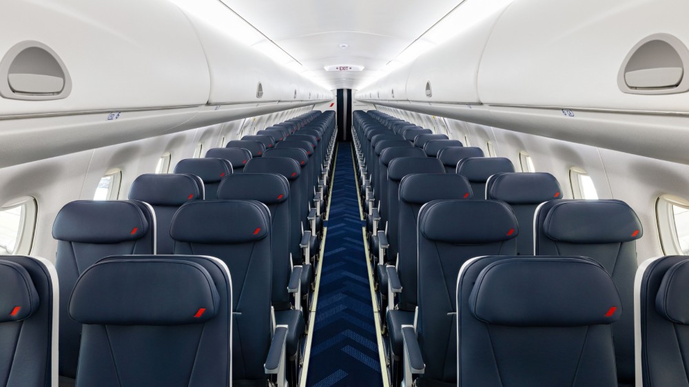 Новый салон Embraer E190 Air France